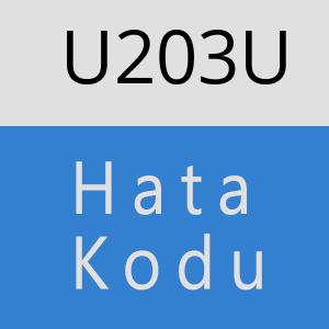 U203U hatasi