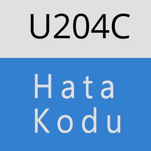 U204C hatasi