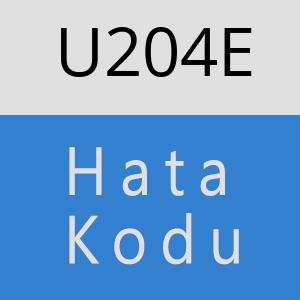 U204E hatasi