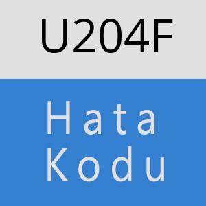 U204F hatasi