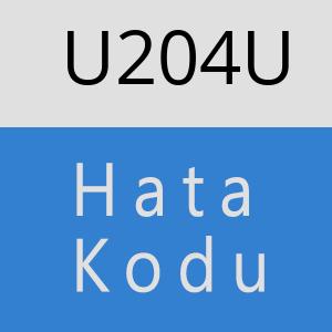 U204U hatasi