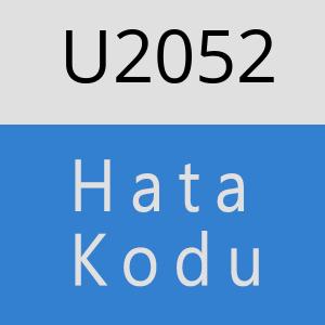 U2052 hatasi