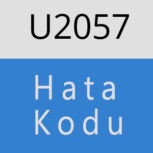 U2057 hatasi