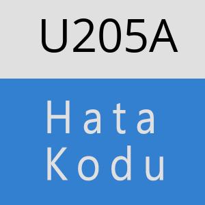 U205A hatasi