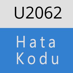 U2062 hatasi