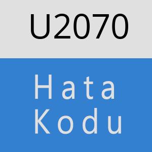 U2070 hatasi