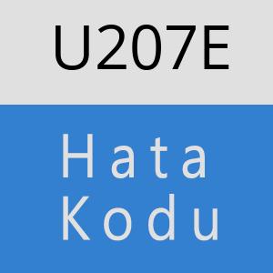 U207E hatasi