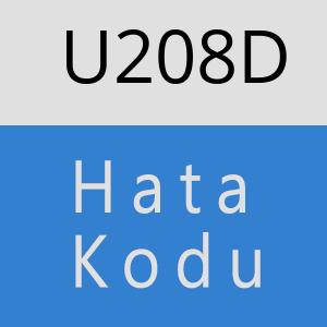 U208D hatasi