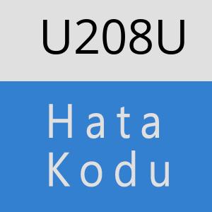 U208U hatasi