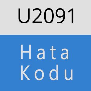 U2091 hatasi