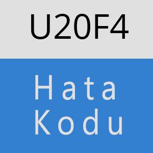 U20F4 hatasi