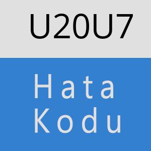 U20U7 hatasi