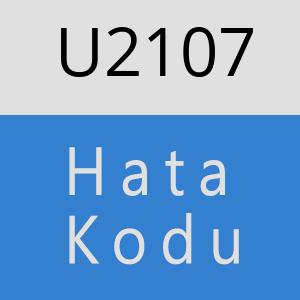 U2107 hatasi