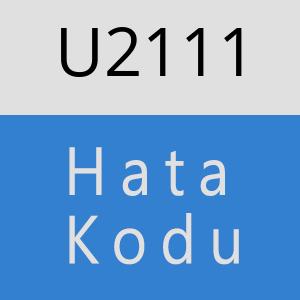 U2111 hatasi