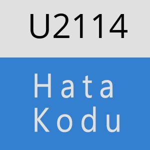 U2114 hatasi