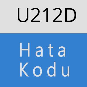 U212D hatasi