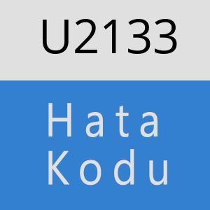 U2133 hatasi