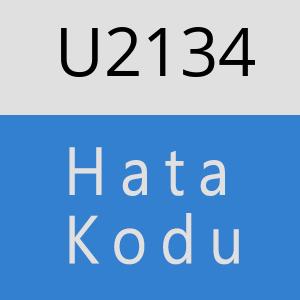 U2134 hatasi