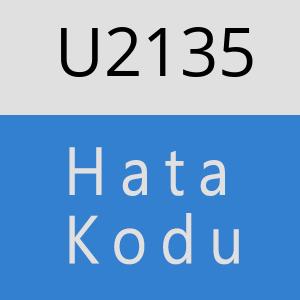 U2135 hatasi