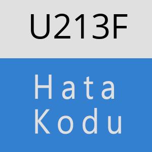 U213F hatasi