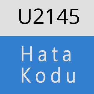 U2145 hatasi