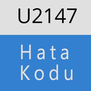 U2147 hatasi