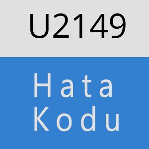 U2149 hatasi