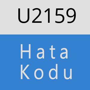 U2159 hatasi