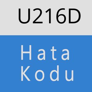 U216D hatasi