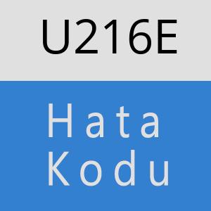 U216E hatasi