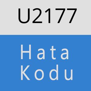 U2177 hatasi