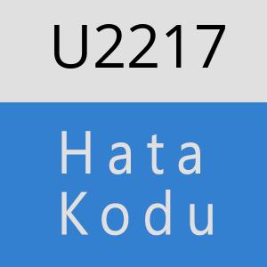 U2217 hatasi