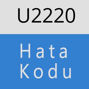 U2220 hatasi
