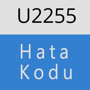 U2255 hatasi