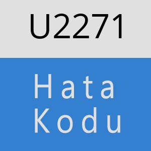 U2271 hatasi