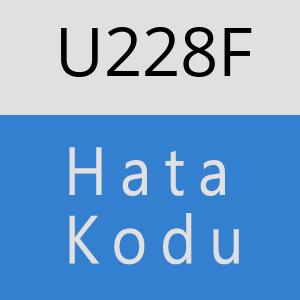 U228F hatasi