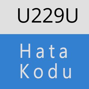 U229U hatasi