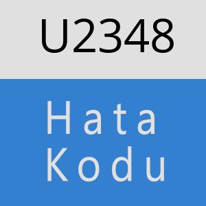 U2348 hatasi