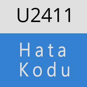 U2411 hatasi