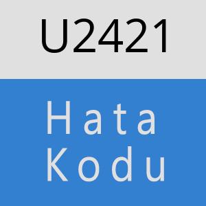 U2421 hatasi