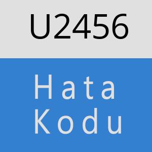 U2456 hatasi