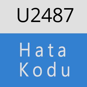 U2487 hatasi