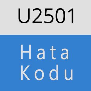 U2501 hatasi