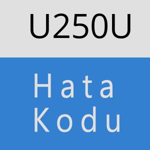 U250U hatasi