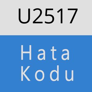 U2517 hatasi