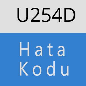 U254D hatasi