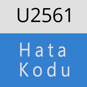 U2561 hatasi