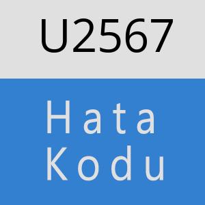 U2567 hatasi