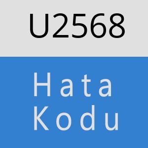 U2568 hatasi