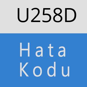 U258D hatasi